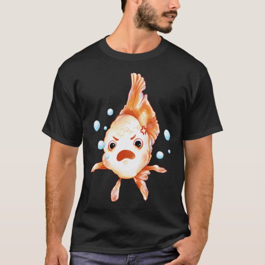 Wütender Fisch T-Shirt (Vorderseite)