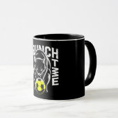 Wütender Fußball-Katzen-Mug Tasse (VorderseiteRechts)