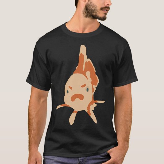 Wütender Goldfisch T-Shirt (Vorderseite)