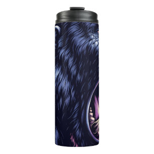 Wütender Gorilla-Lektionen Thermotumbler lernen Thermosbecher