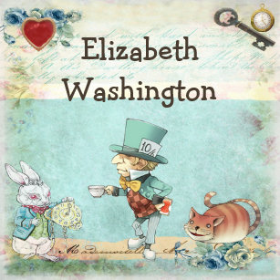 Alice Wunderland Buttons Zazzle De