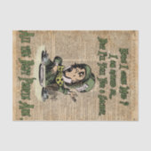 Wütender Hutmacher, Alice im Wunderland, zitieren Seidenpapier (Vorderseite)