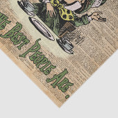 Wütender Hutmacher, Alice im Wunderland, zitieren Seidenpapier (Ausschnitt)