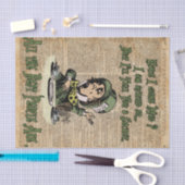 Wütender Hutmacher, Alice im Wunderland, zitieren Seidenpapier (Handwerk)