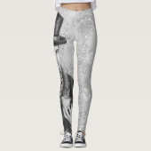 Wütender Hutmacher ganz über Leggings-Alicen im Leggings (Vorderseite)