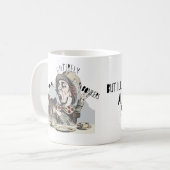 Wütender Hutmacher "Sie sind völlig bonkers" Tasse (Vorderseite Links)