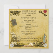 Wütender Hutmacher u. Cheshire-Katze holen eine Einladung (Rückseite)