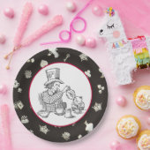 Wütender Hutmacher und Dormouse Pappteller (Party)