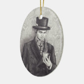 Wütender Hutmacher - Verzierung Keramik Ornament (Links)