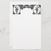 Wütender Hutmacher-Vintager Rahmen Briefpapier (Vorne/Hinten)