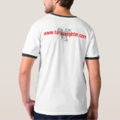 Wütender Kämpfer T-Shirt (Rückseite)