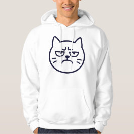 Wütender Katzenausdruck Hoodie