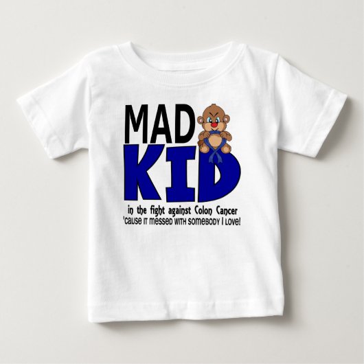 Wütender Kinderdarmkrebs Baby T-shirt (Vorderseite)