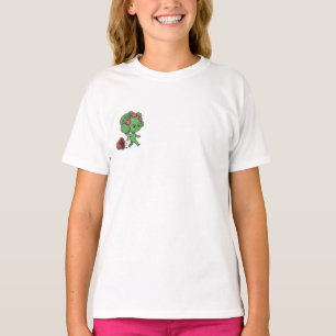 Wütender kleiner Topf-Blumen-Spross-Kinder T-Shirt