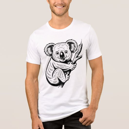 Wütender knurrender Wolf Aggressives wildes Raubti Tri-Blend Shirt (Vorderseite)