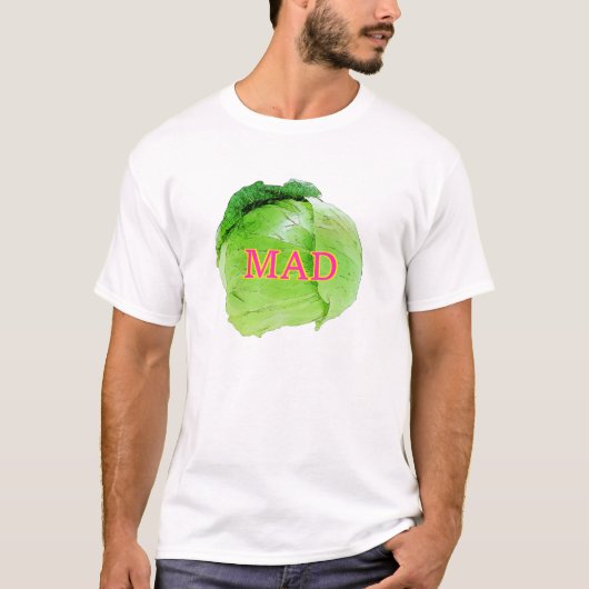 Wütender Kohl T-Shirt (Vorderseite)