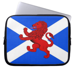 Wütender Löwe / Schottlands Flagge / Elektronik-Ta Laptopschutzhülle