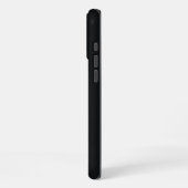 Wütender Löwe Schwarz iPhone Hülle (Linke Seite)