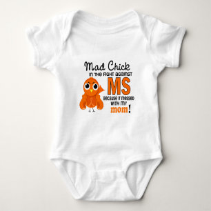 Wütender Mama-mehrfache Sklerose Mitgliedstaat de Baby Strampler