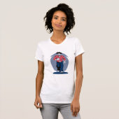 Wütender Mann gehend T-Shirt (Vorne ganz)