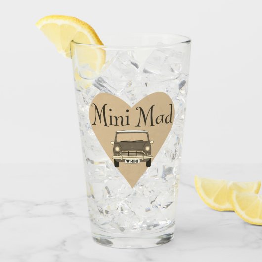 Wütender Miniliebhaber Glas (Vorderseite Ice)