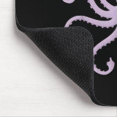Wütender Oktopus Mittelfinger Novitätsillustration Mousepad (Ecke)