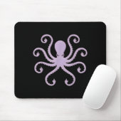 Wütender Oktopus Mittelfinger Novitätsillustration Mousepad (Mit Mouse)