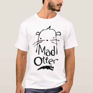 Wütender Otter grundlegend T-Shirt