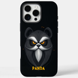 Wütender Panda Schwarz iPhone 16 Pro Max Hülle