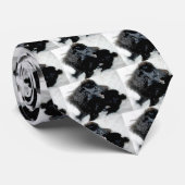 Wütender Pudel Krawatte (Gerollt)