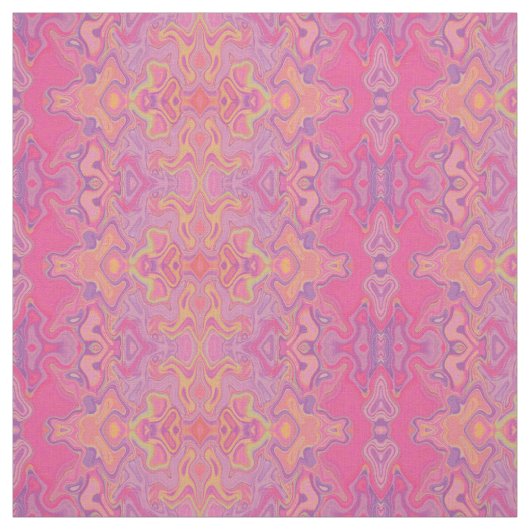 Wütender rosa Marmor 1 Stoff (Muster)