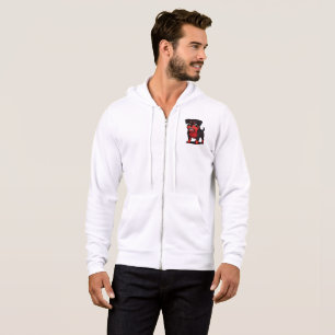 Wütender Rottweiler Cartoon Hund Geschenk für Hund Hoodie