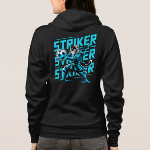 Wütender Samurai-Stürmer-Katzen-Hoodie für Frauen Hoodie