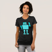 wütender schlechter Roboter T-Shirt (Vorne ganz)