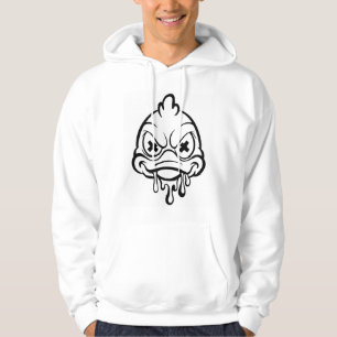 Wütender schmelzender Enten-Hoodie – Dunkler Carto Hoodie