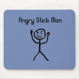 Wütender Stockmann Mousepad