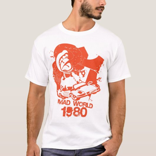 Wütender WeltCartoon 1980 T-Shirt (Vorderseite)