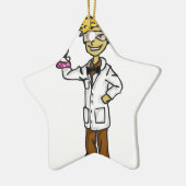 Wütender Wissenschaftler 4 - Jugendlicher Keramik Ornament (Links)
