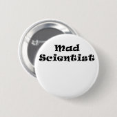 Wütender Wissenschaftler Button (Vorne & Hinten)