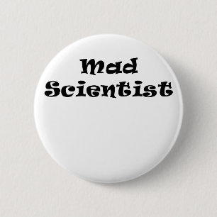 Wütender Wissenschaftler Button