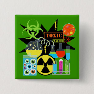 Wütender Wissenschaftler Button