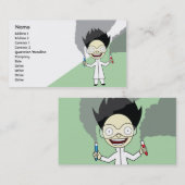 Wütender Wissenschaftler - Geschäft Visitenkarte (Vorne/Hinten)