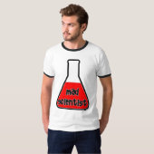 Wütender Wissenschaftler T-Shirt (Vorne ganz)