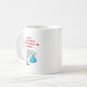 wütender Wissenschaftlerwitz Kaffeetasse (Vorderseite Links)
