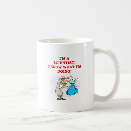 wütender Wissenschaftlerwitz Kaffeetasse (Rechts)