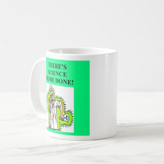 wütender Wissenschaftlerwitz, wütender Kaffeetasse (Vorderseite Links)