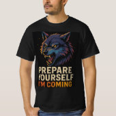 Wütender Wolf T-Shirt (Vorderseite)