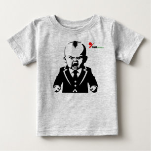 Wütendes Baby T-Shirt   Freches Boss-Kind-Baby-T-S