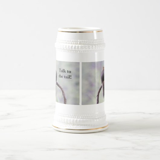 Wütendes Eichhörnchen Bierglas (Mittel)