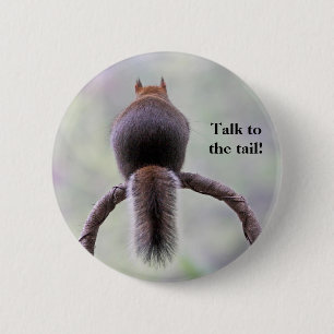 Wütendes Eichhörnchen Button